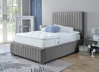 Poppy Divan Silver Grey Design Bed Frame