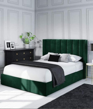 Dark Green design for Diana Chesterfield Sleigh Bed Frame