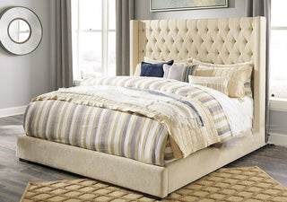 latest new skin design Oliver Padded Wingback bed frame