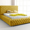 Yellow Design Color of Isla Ambassador Chesterfield Deluxe Bed Frame